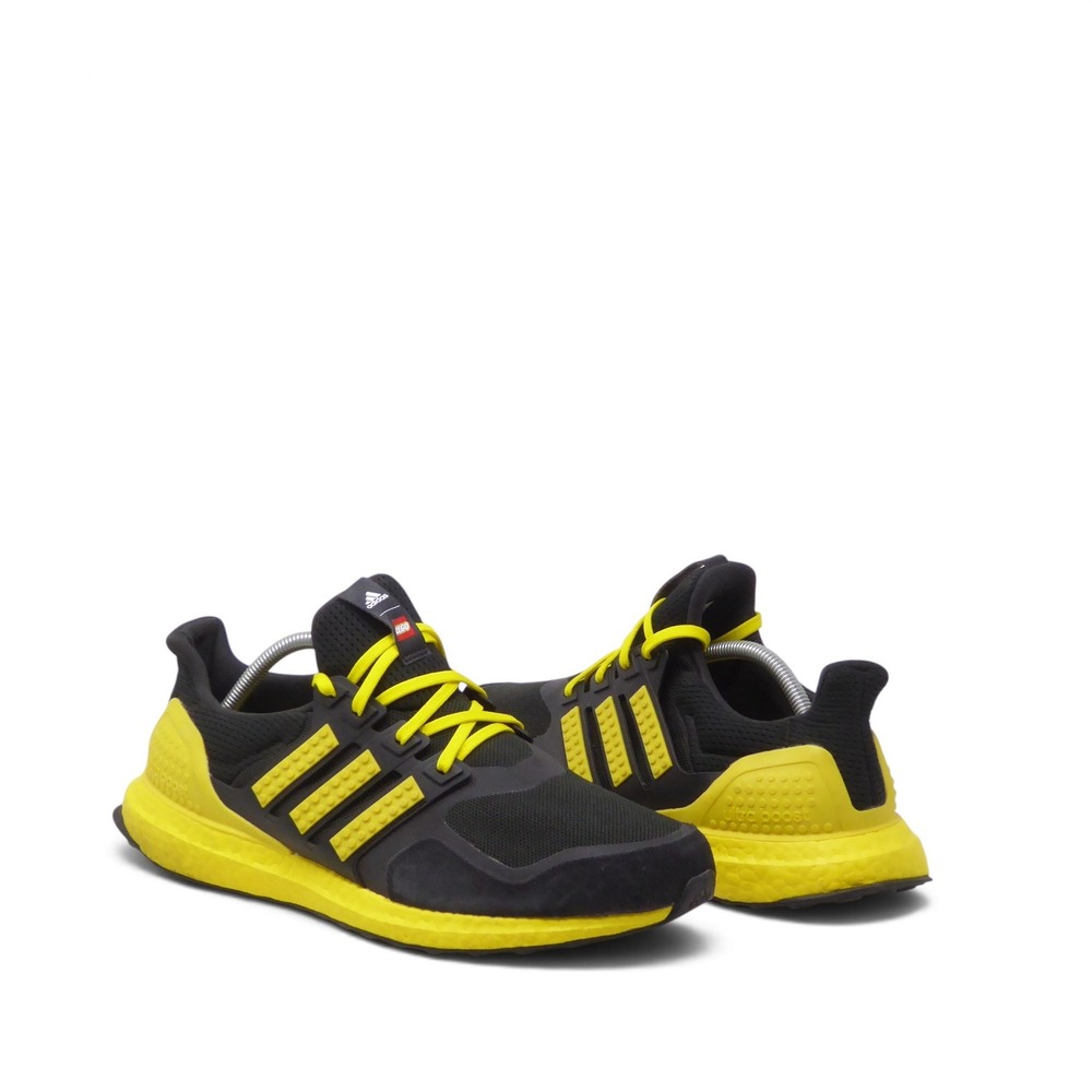 LEGO x Adidas Mens UltraBoost DNA Shoes Black Yellow H67953 Size 11
